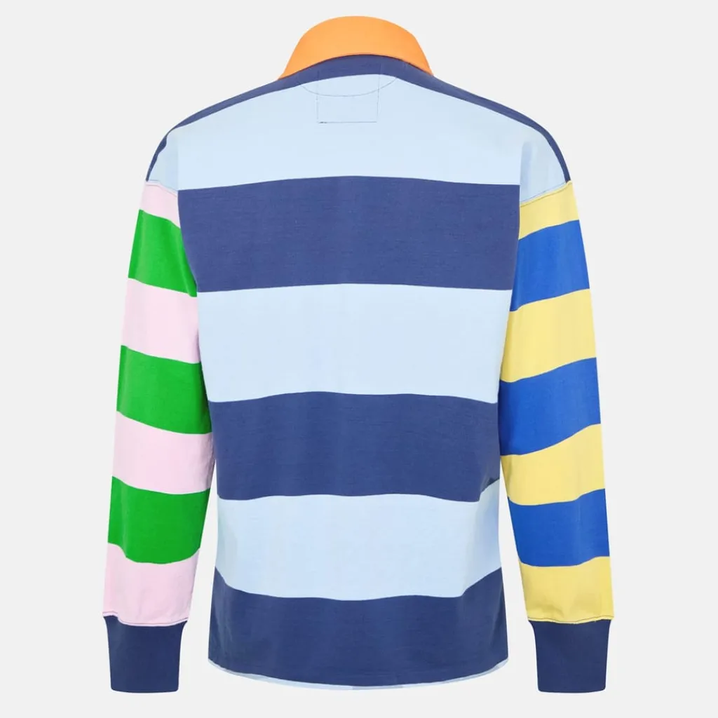 Polo Shirts*Polo Ralph Lauren Multistrp Rugby in Blue
