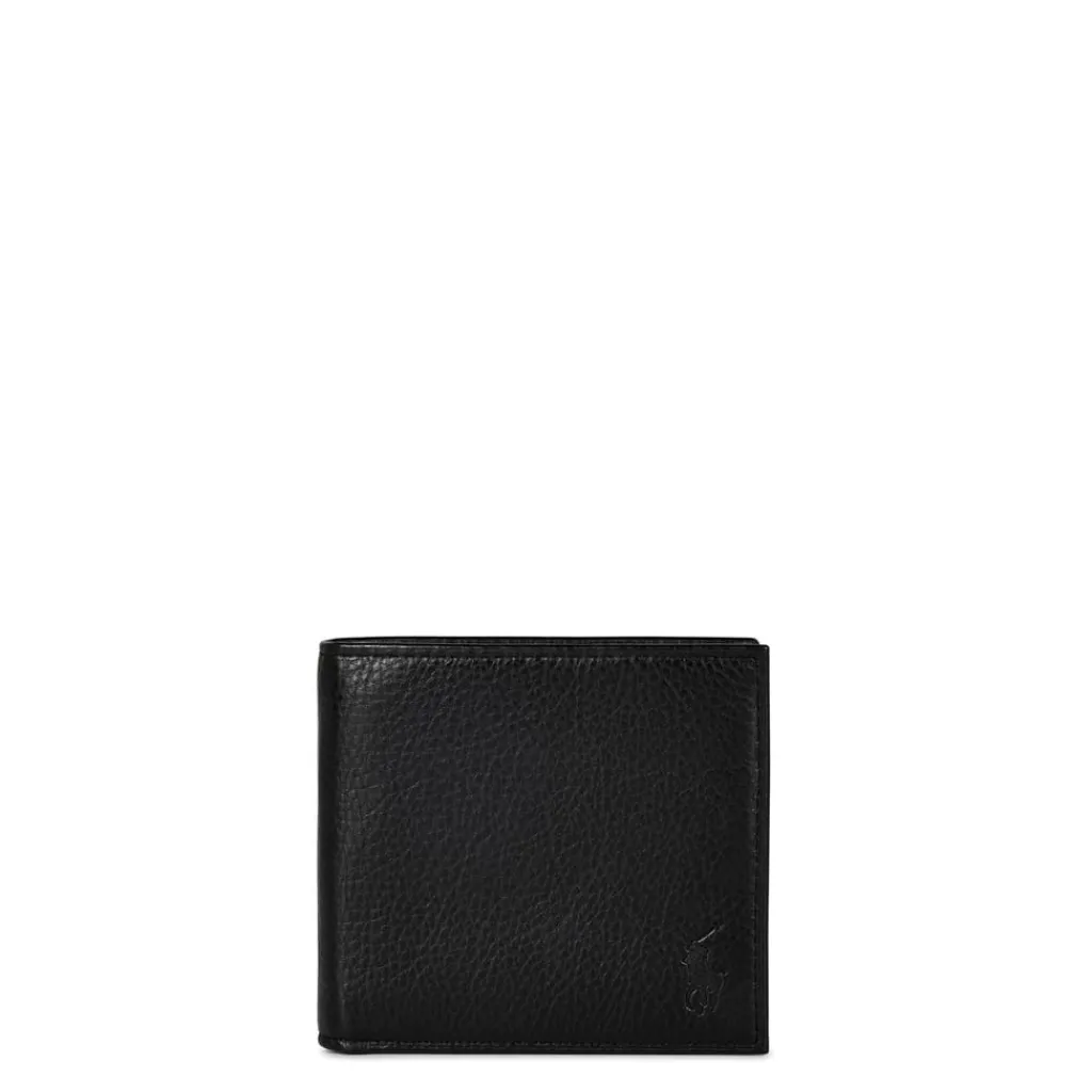 Wallets*Polo Ralph Lauren Pony Billfold Wallet in Black