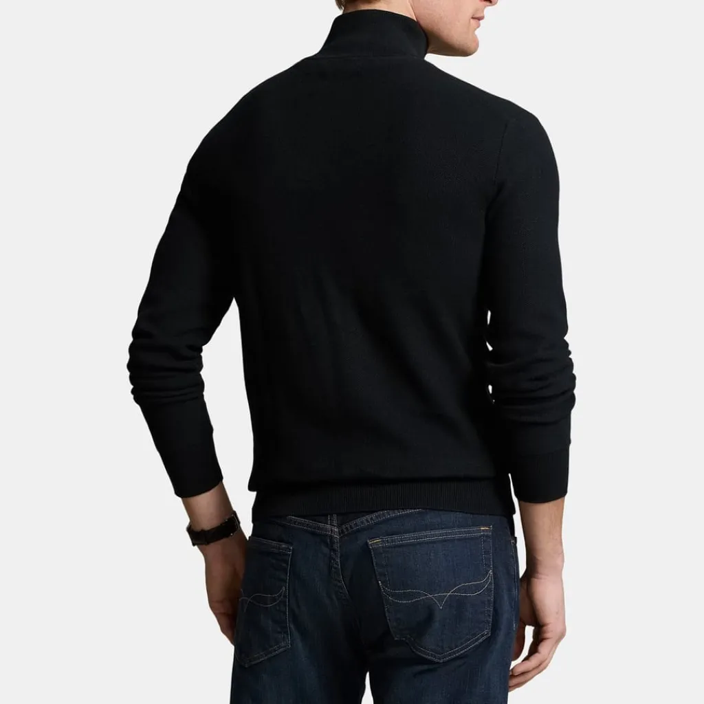 Knitwear*Polo Ralph Lauren Ralph Lauren Quarter Zip Jumper in Black