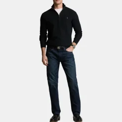 Knitwear*Polo Ralph Lauren Ralph Lauren Quarter Zip Jumper in Black
