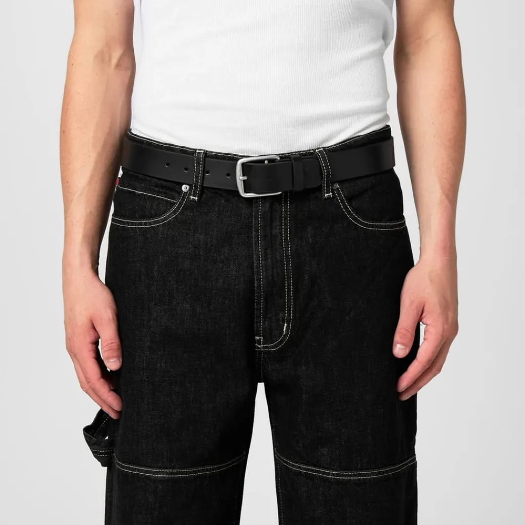 Belts*Polo Ralph Lauren Saddle Leather Belt in Black