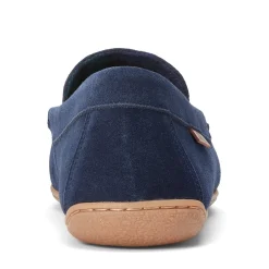 Slippers*Polo Ralph Lauren Suede Moccasin Slippers in Blue