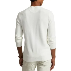 Knitwear*Polo Ralph Lauren Textured Pony Jumper in White