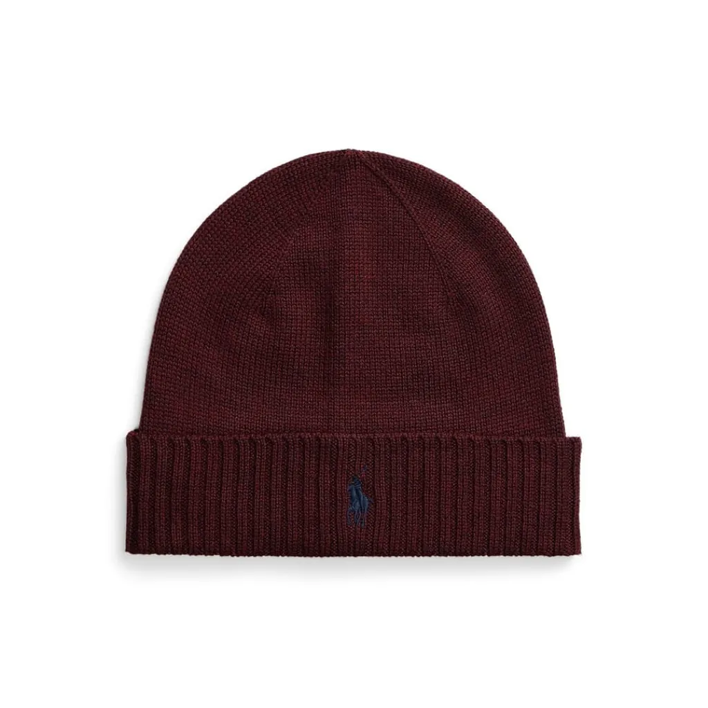 Caps-Hats*Polo Ralph Lauren Wool Beanie in Red