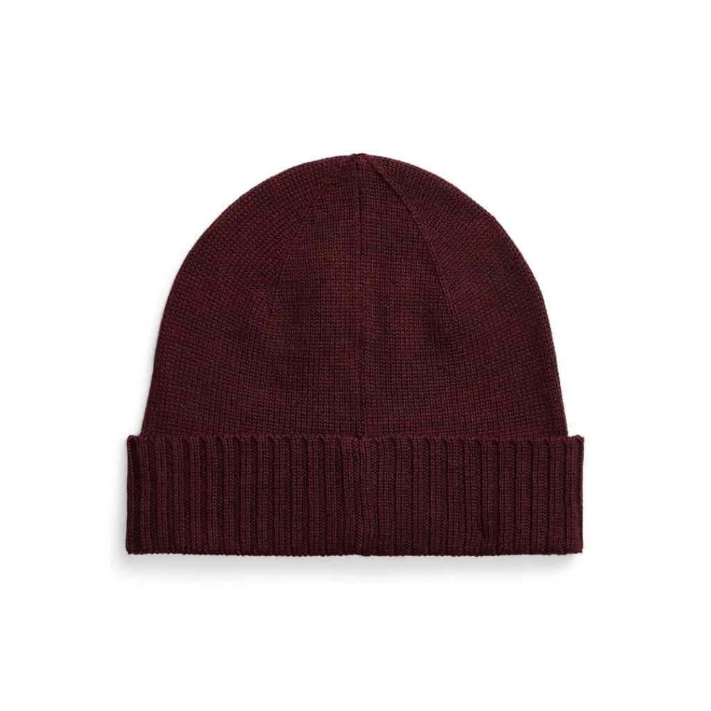 Caps-Hats*Polo Ralph Lauren Wool Beanie in Red