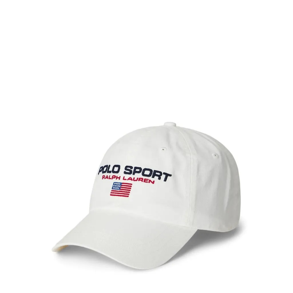 Caps-Hats*Polo Sport by Ralph Lauren Twill Baseball Cap in Cream