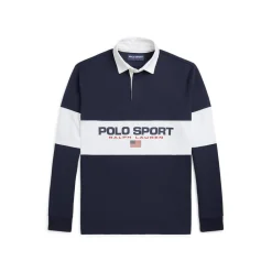 Polo Shirts*Polo Sport by Ralph Lauren Regular Fit Long Sleeve Rugby Polo in Blue