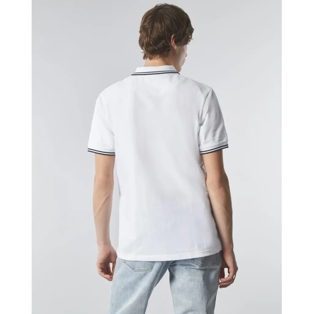 Polo Shirts*Pretty Green Barton Regular Fit Short Sleeve Shirt in White