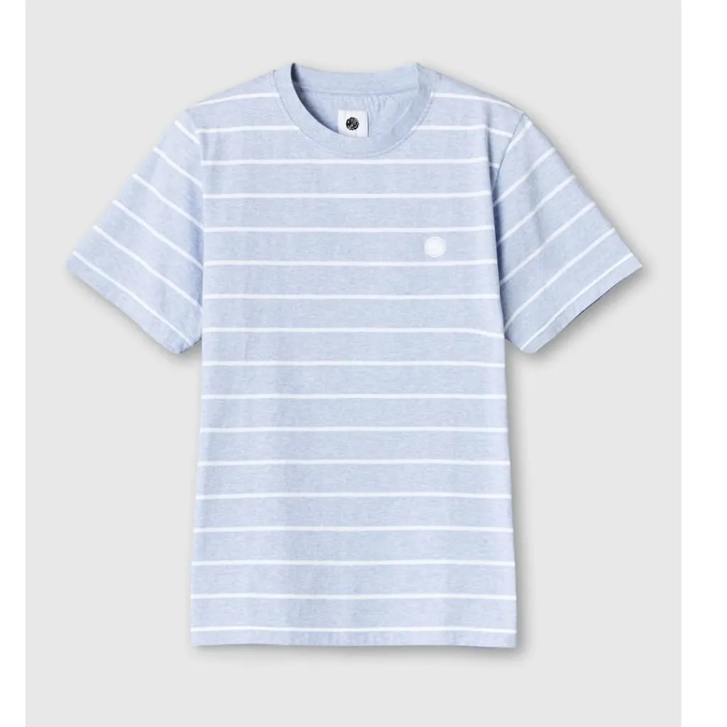 Shirts*Pretty Green Capella Marl Crew Neck Regular Fit T-Shirt in Blue