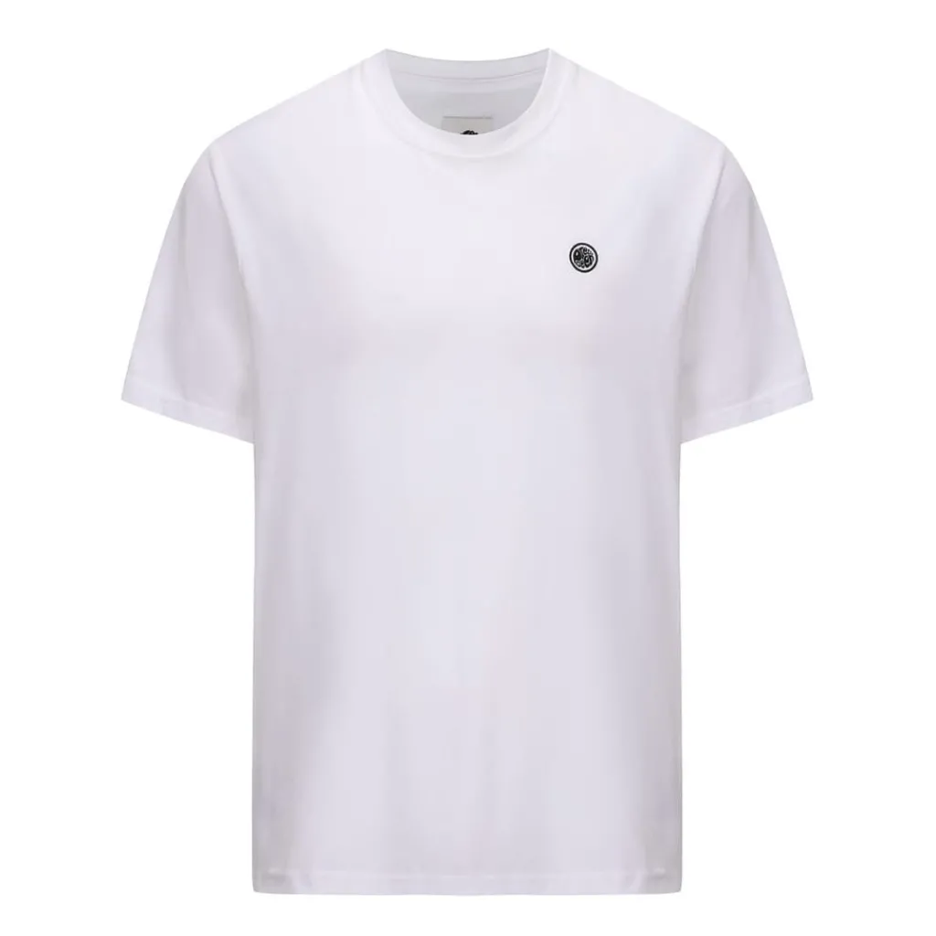 T-Shirts And Vests*Pretty Green Crew Neck Regular Fit T-Shirt in White
