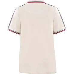 Polo Shirts*Pretty Green Eclip Tape Regular Fit Short Sleeve Shirt in White