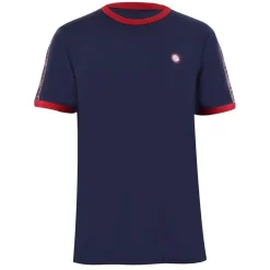 T-Shirts And Vests*Pretty Green Eclip Tape Regular Fit T-Shirt in Blue