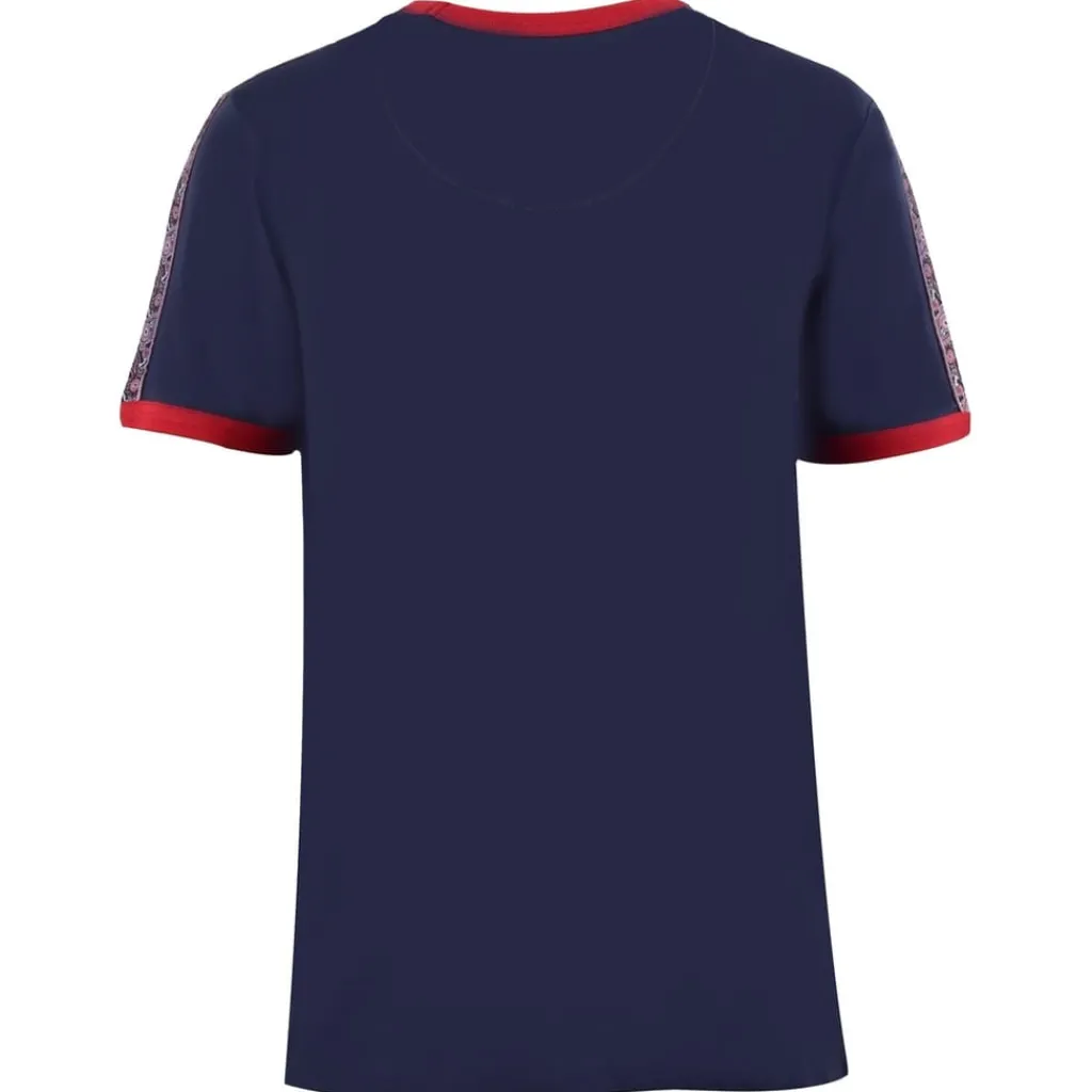 T-Shirts And Vests*Pretty Green Eclip Tape Regular Fit T-Shirt in Blue