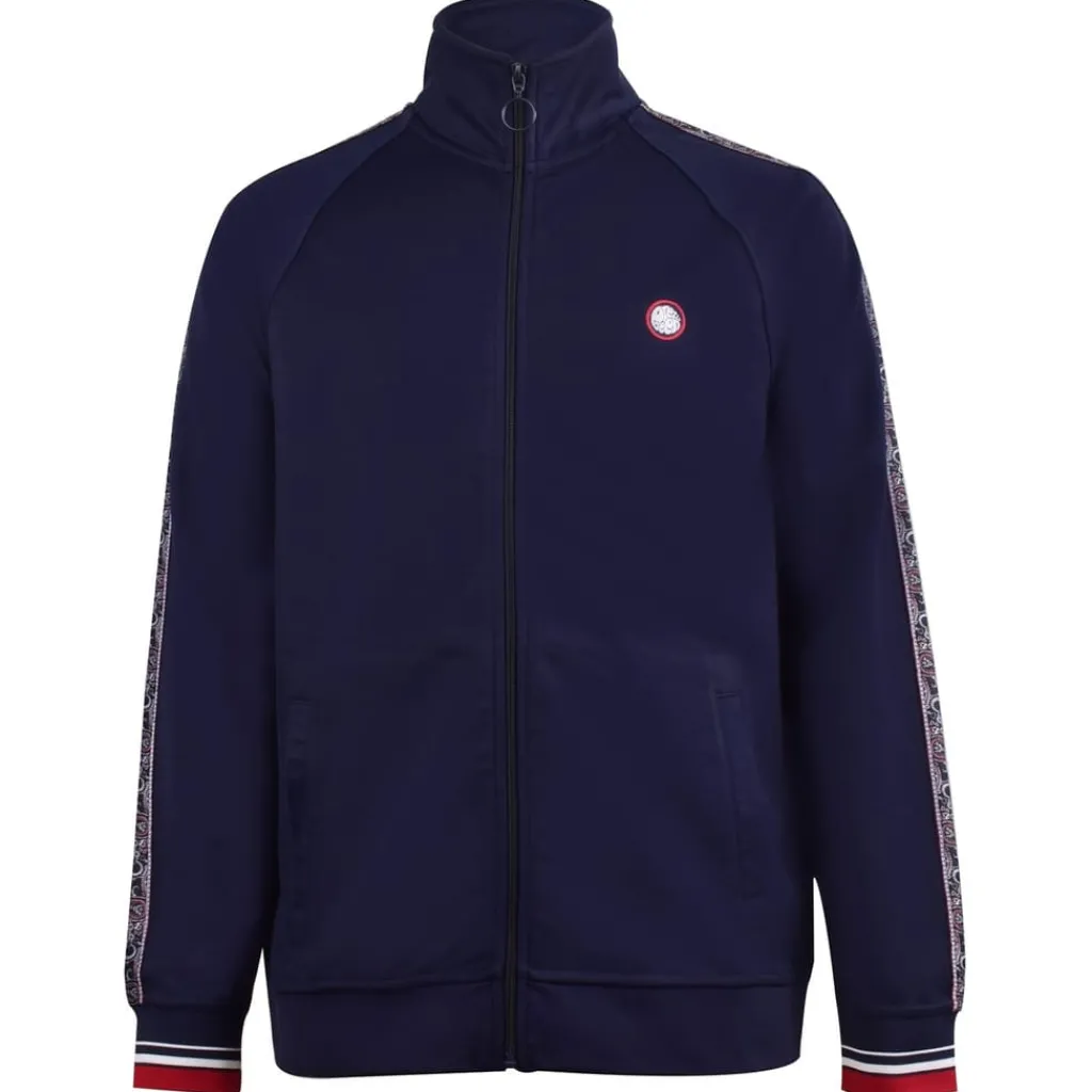 Tracksuits*Pretty Green Eclip Tape Ttop in Blue