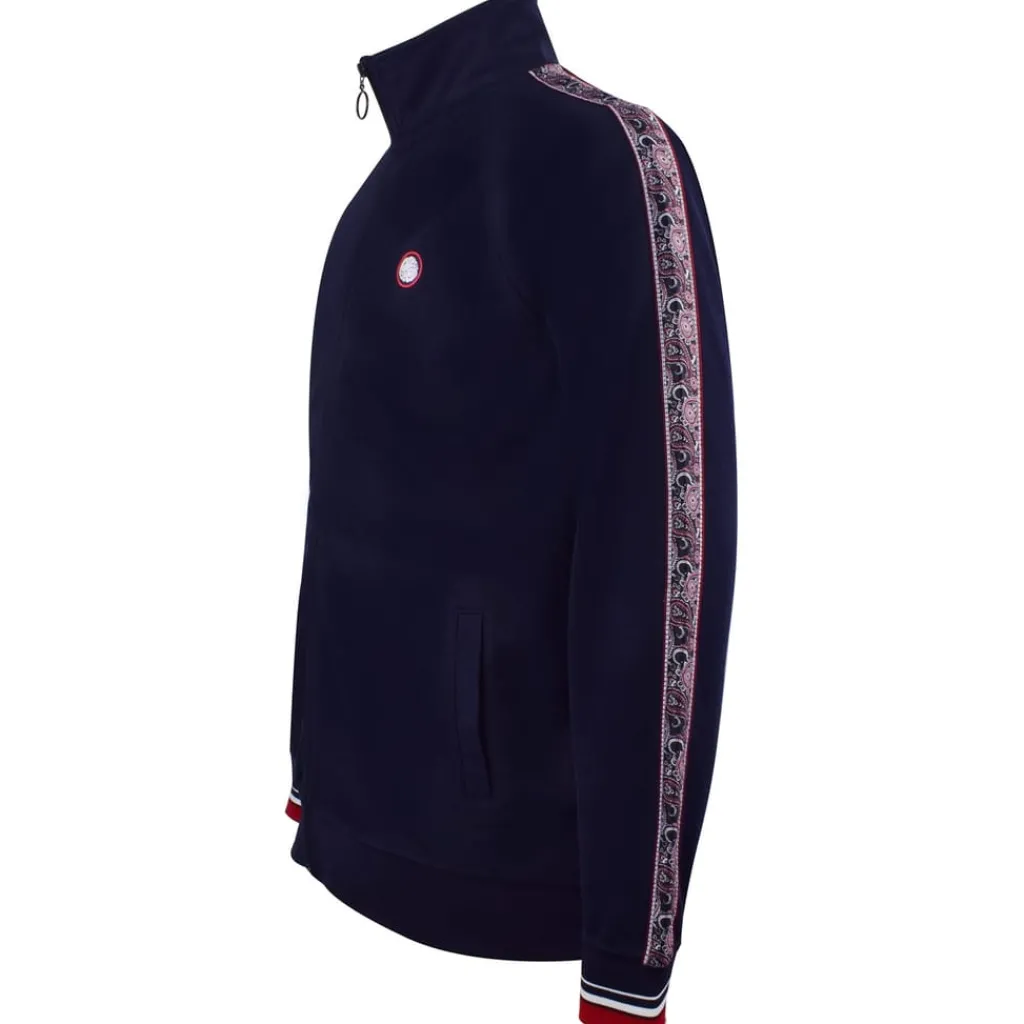 Tracksuits*Pretty Green Eclip Tape Ttop in Blue