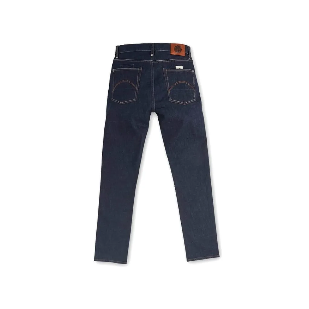 Jeans*Pretty Green Five Pocket Slim Jeans in Blue