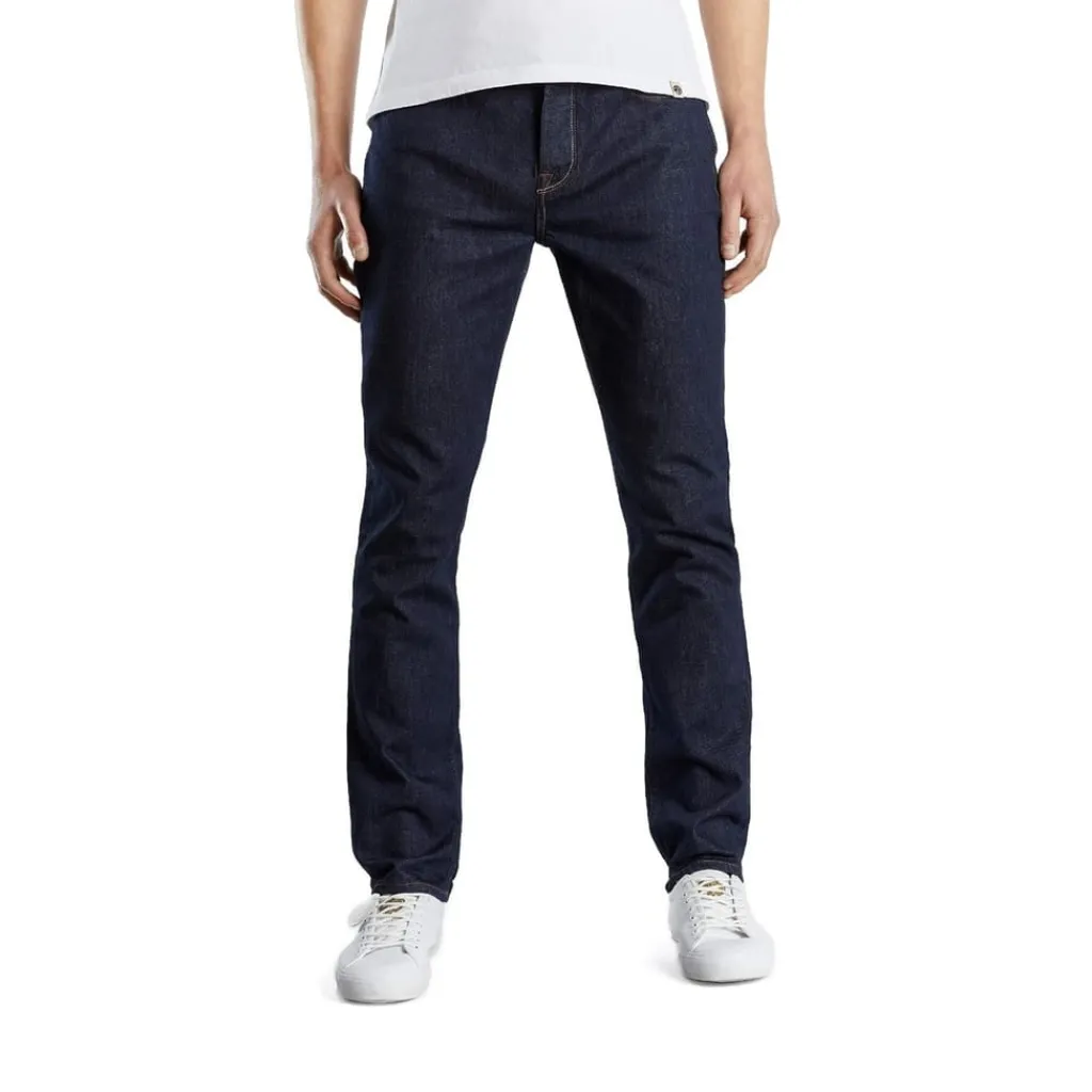 Jeans*Pretty Green Five Pocket Slim Jeans in Blue