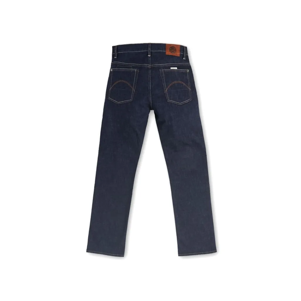 Jeans*Pretty Green Five Pocket Design Regular Fit Jeans in Blue