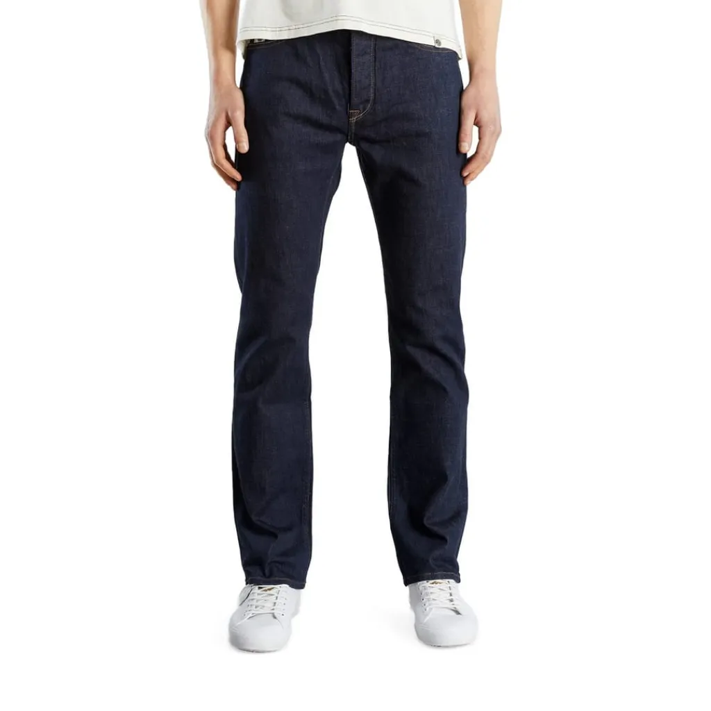 Jeans*Pretty Green Five Pocket Design Regular Fit Jeans in Blue