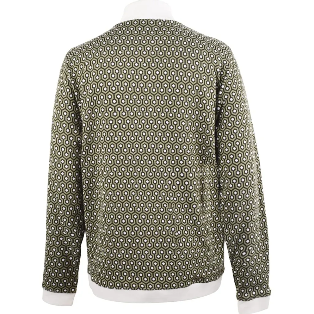 Tracksuits*Pretty Green Geo Tracktop in Green