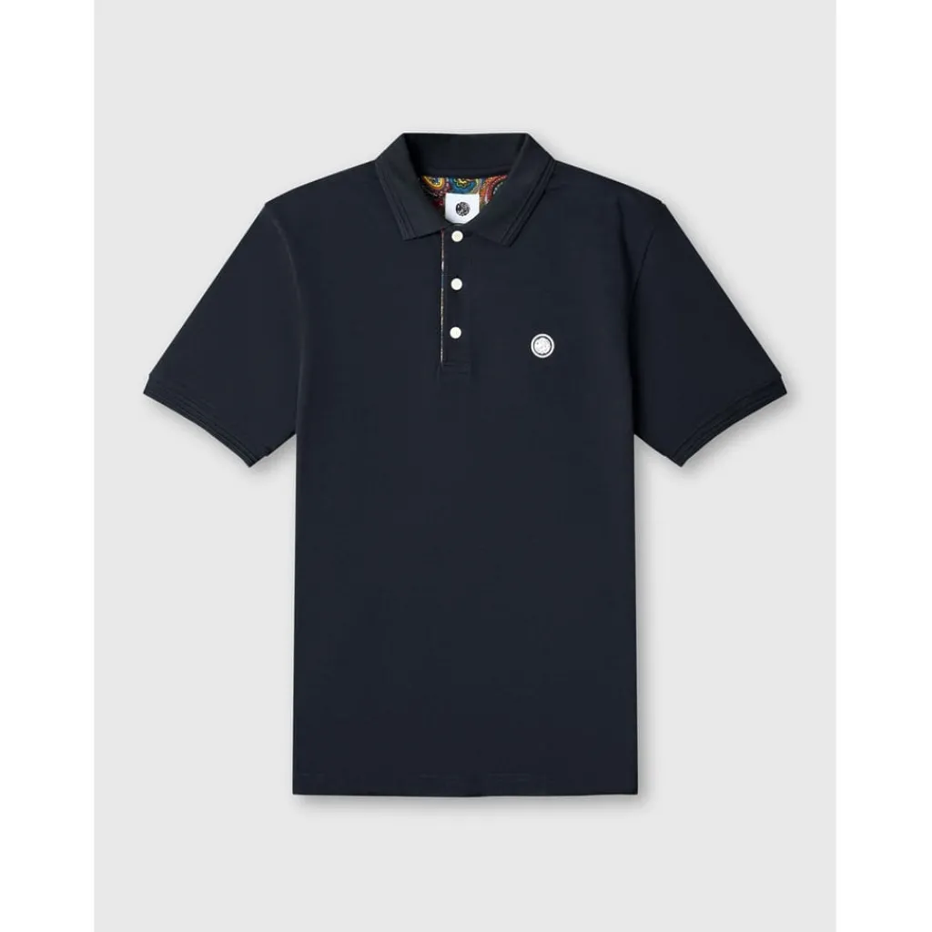 Polo Shirts*Pretty Green House Paisplkt po in Black
