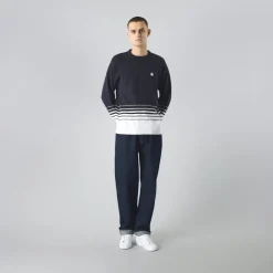 Knitwear*Pretty Green Knit Jumper in Blue