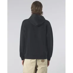 Hoodies*Pretty Green Lf Box Print Hoody Sn61 in Black