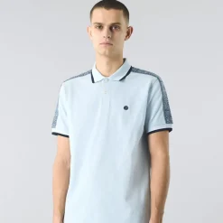 Polo Shirts*Pretty Green Regular Fit Short Sleeve Shirt in Blue