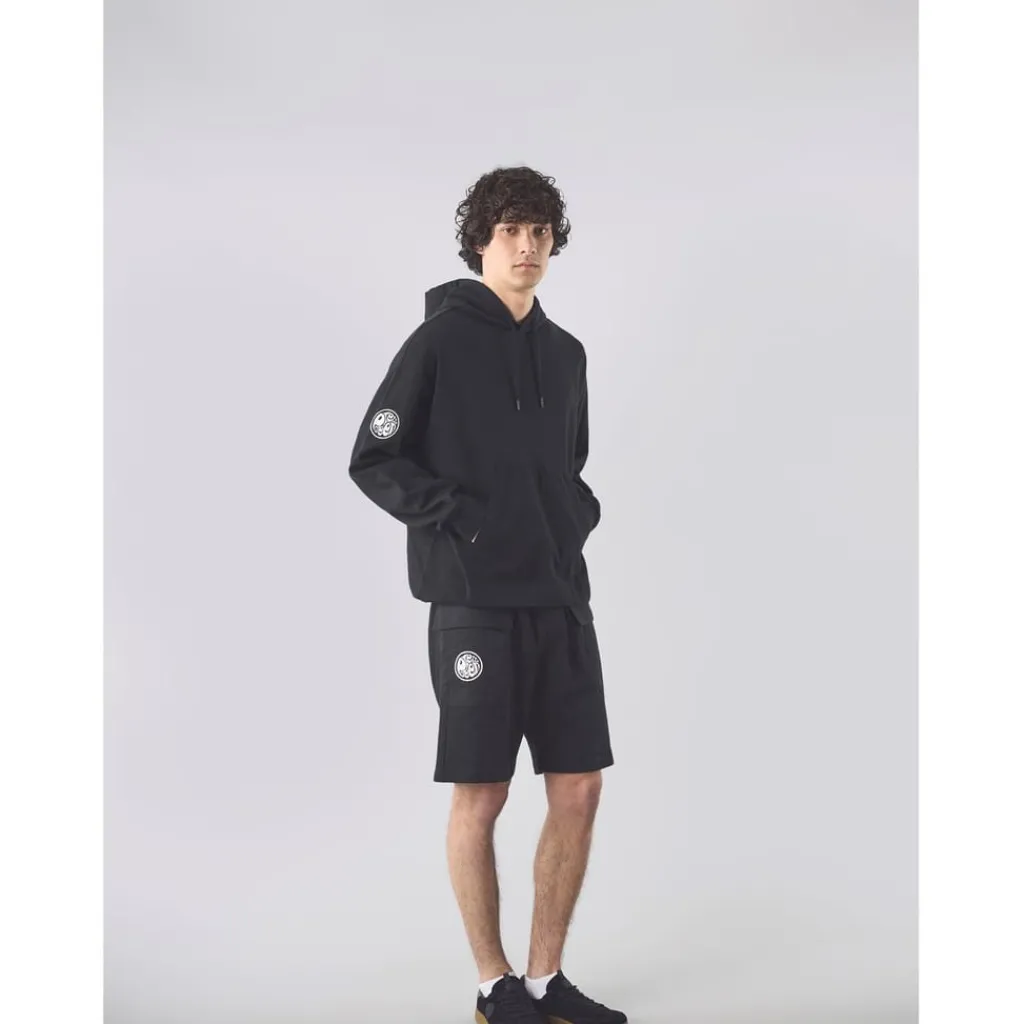 Hoodies*Pretty Green Stamford Hoody Sn52 in Black