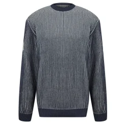 Knitwear*Pretty Green Travis Crew Neck Regular Fit Sweater in Blue