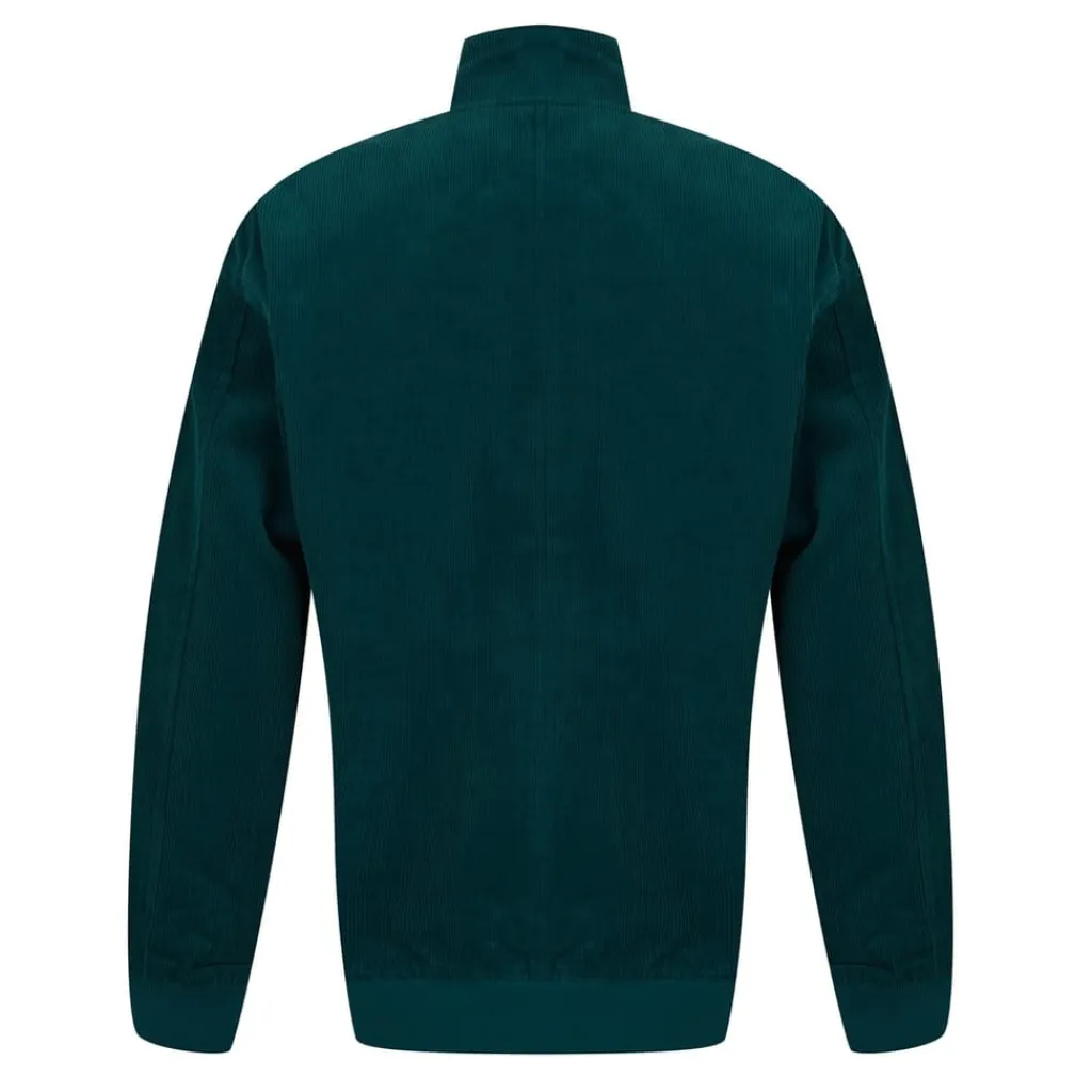 Coats And Jackets*Pretty Green Wonderwall Bomber Mock Neck Jacket in Green
