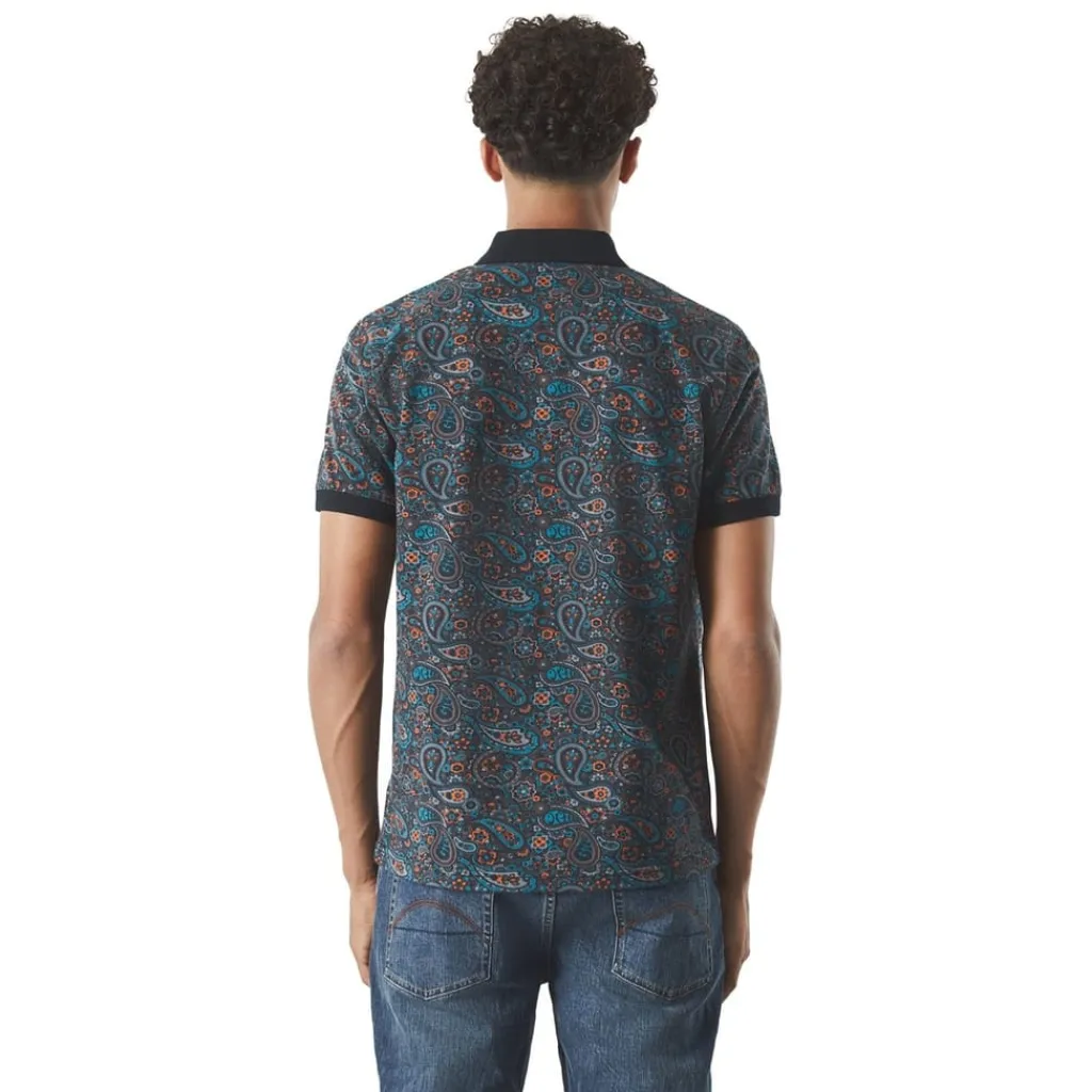 Polo Shirts*Pretty Green Wonderwll Paispol Regular Fit Shirt in Grey