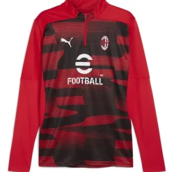 Fitness And Gymwear*Puma Ac Milan Pre Match Drill Top 2024 2025 Adults in Red