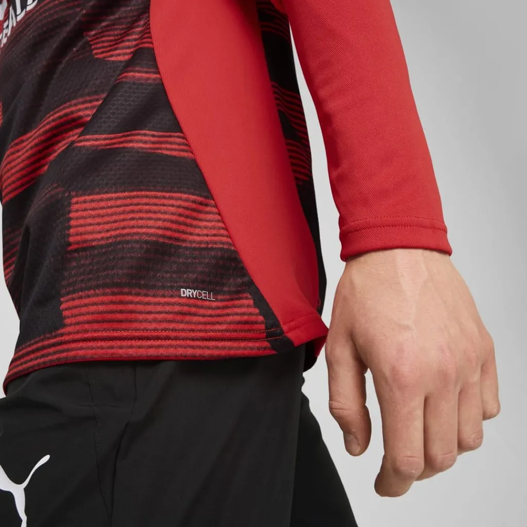Fitness And Gymwear*Puma Ac Milan Pre Match Drill Top 2024 2025 Adults in Red