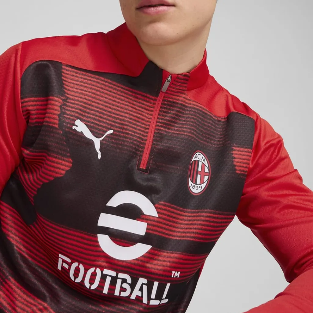 Fitness And Gymwear*Puma Ac Milan Pre Match Drill Top 2024 2025 Adults in Red