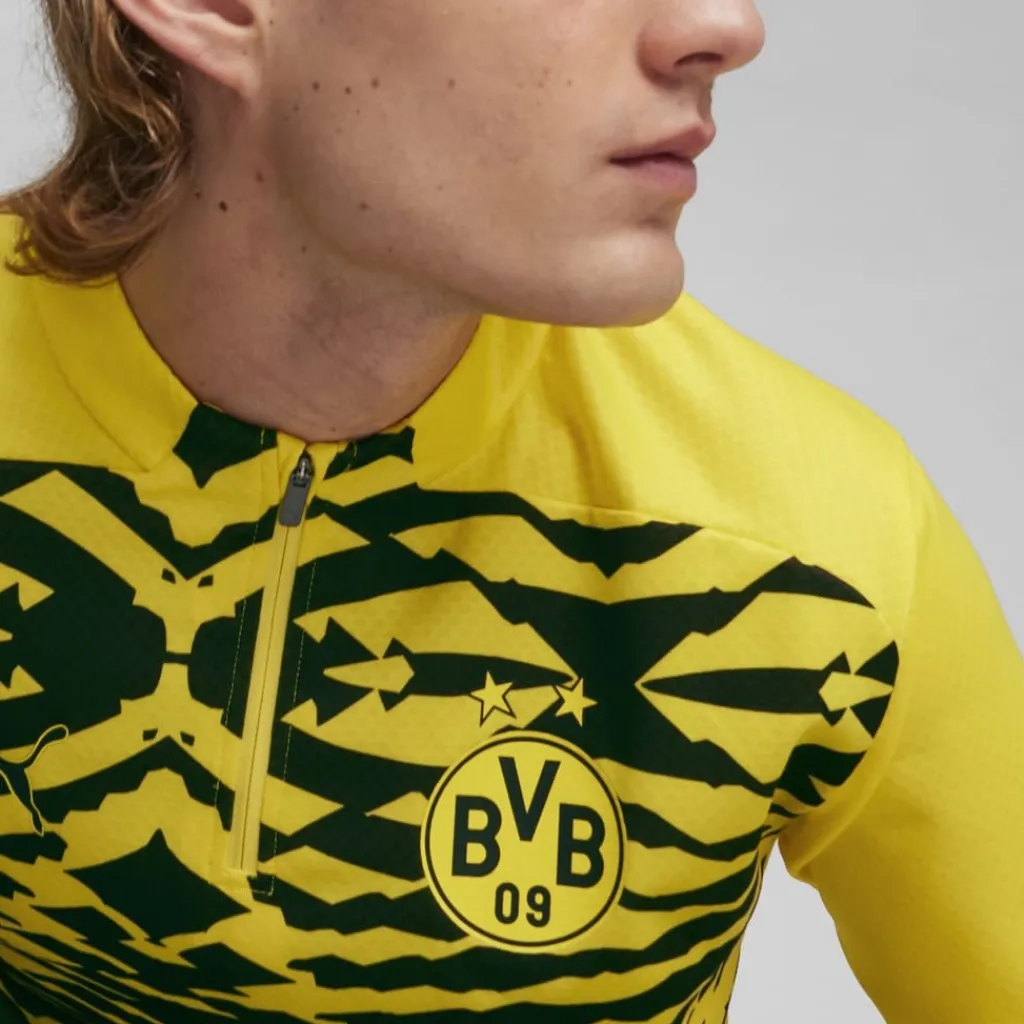 Fitness And Gymwear*Puma Borussia Dortmund Pre Match Drill Top 2024 2025 Adults in Yellow