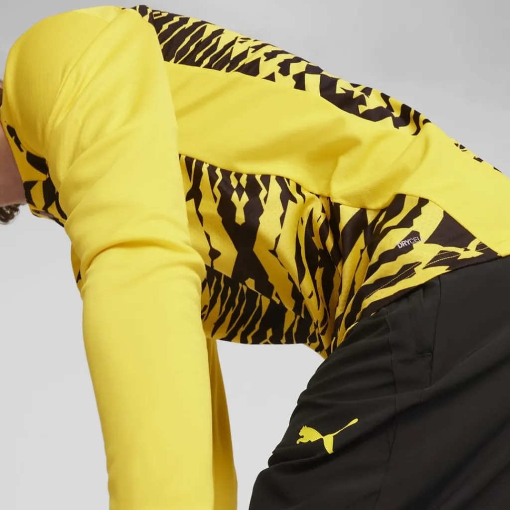 Fitness And Gymwear*Puma Borussia Dortmund Pre Match Drill Top 2024 2025 Adults in Yellow