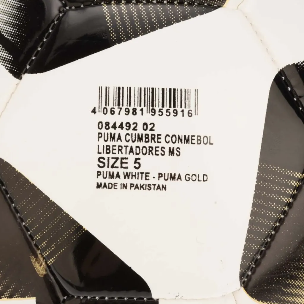 Assorted*Puma Cumbre Conmebol Libertadores Football in White gold