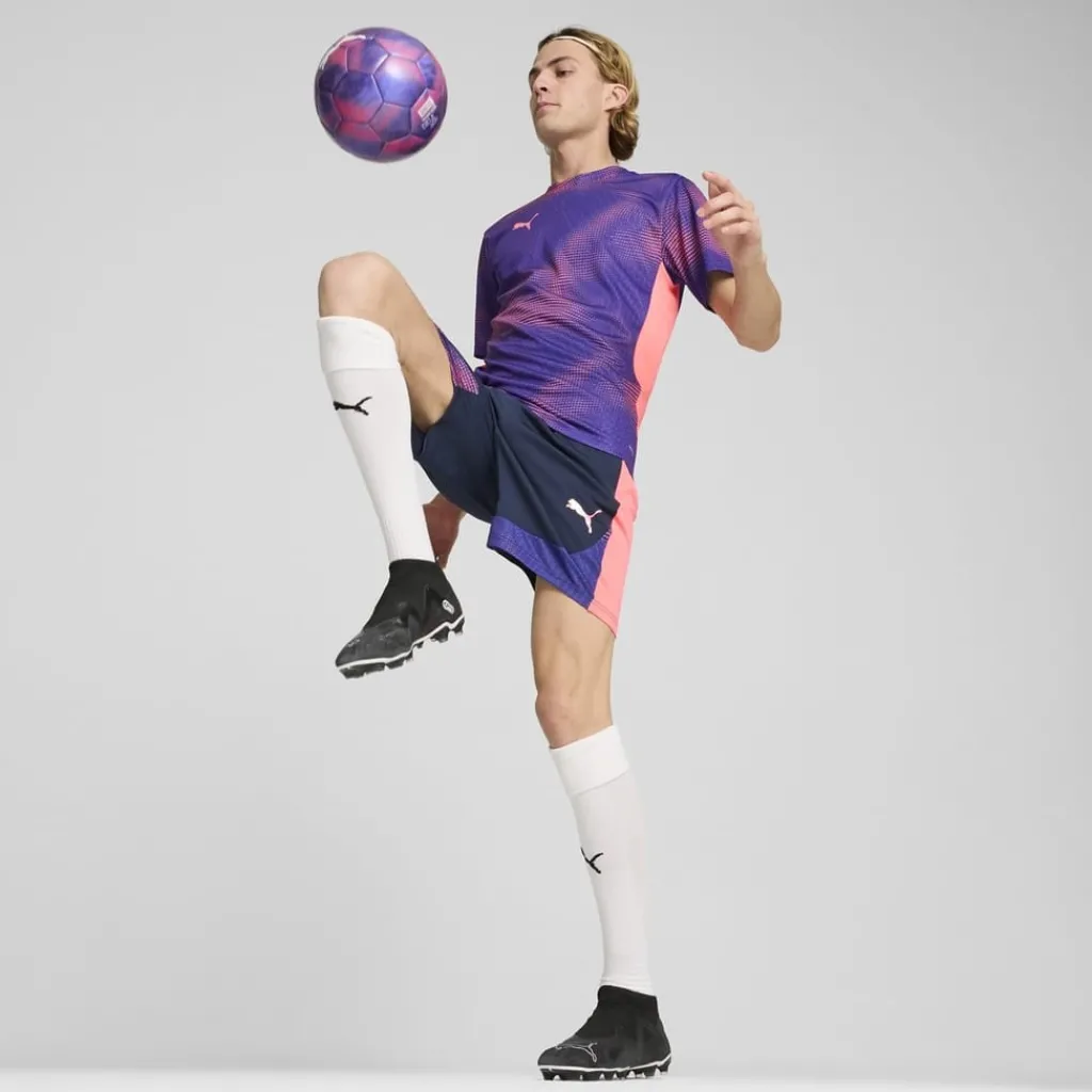 Football And Rugby Clothing*Puma Final Jersey Regular Fit Crew Neck T-Shirt in Purple