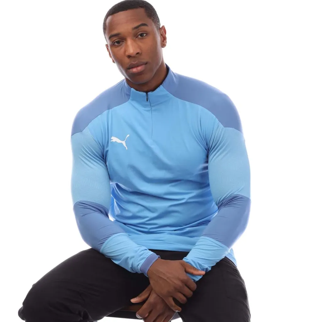 Fitness And Gym Tops|Fitness And Gymwear*Puma Final Training 1/4 Zip Top in Blue