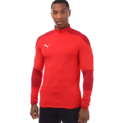 Fitness And Gym Tops*Puma Final Training 1/4 Zip Top in Red