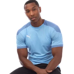 Fitness And Gym Tops*Puma Final Training Jersey in Blue
