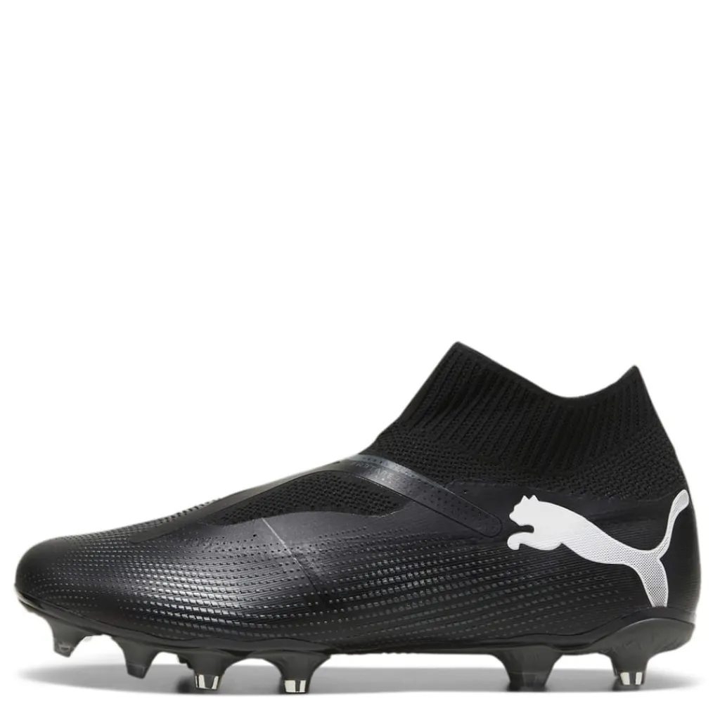 Football Boots*Puma Future 7 Match+ Laceless Firm Ground Football Boots in Black