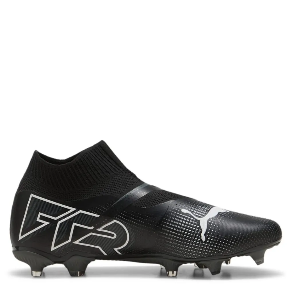Football Boots*Puma Future 7 Match+ Laceless Firm Ground Football Boots in Black
