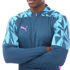 Sweatshirts*Puma IndividualFINAL 1/4 Zip Top in Blue