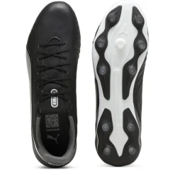 Football Boots*Puma King Match Firm Ground Football Boots in Black