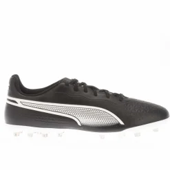 Football Boots*Puma King Match MG Football Boots in Black-White