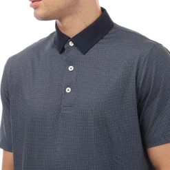 Shirts*Puma Mattr Circular Polo Shirt in Navy