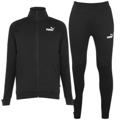 Tracksuits*Puma Mens Clean Fleece Tracksuit in Black