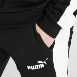Tracksuits*Puma Mens Clean Fleece Tracksuit in Black